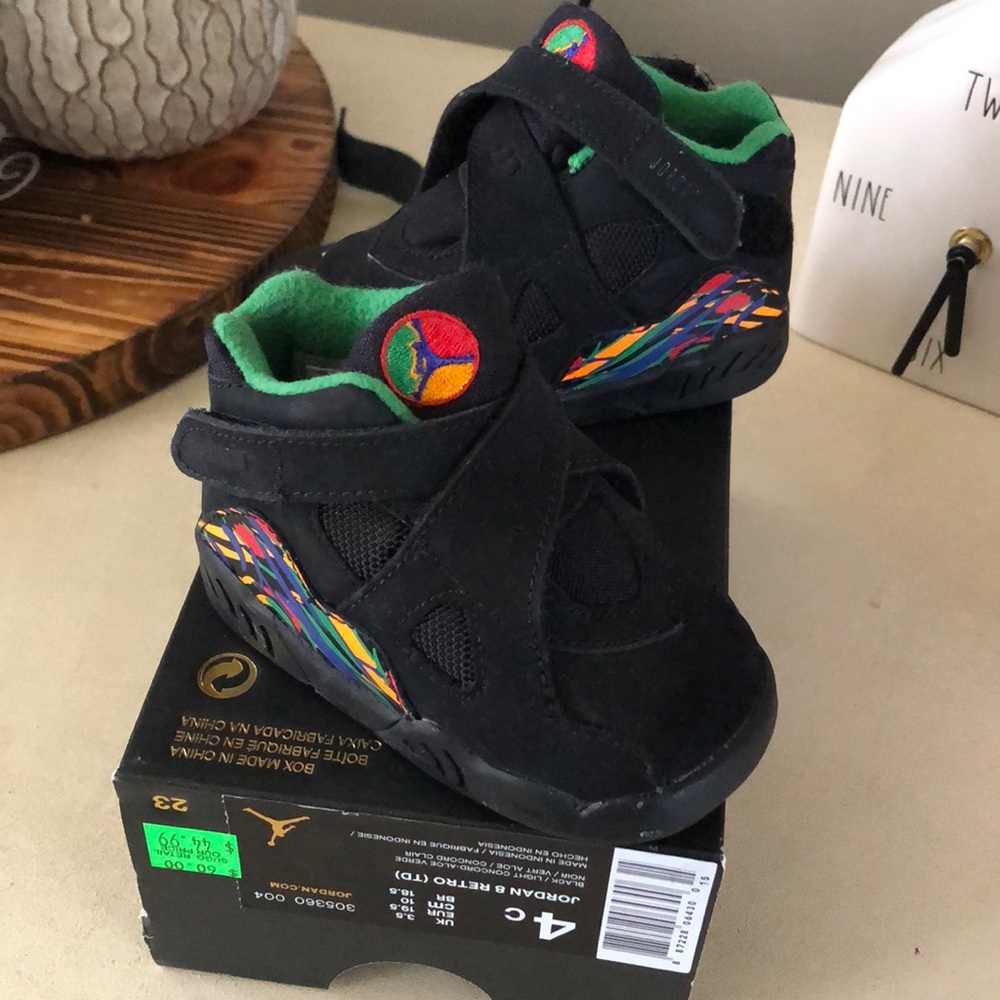 Jordan retro 8 toddler shoes